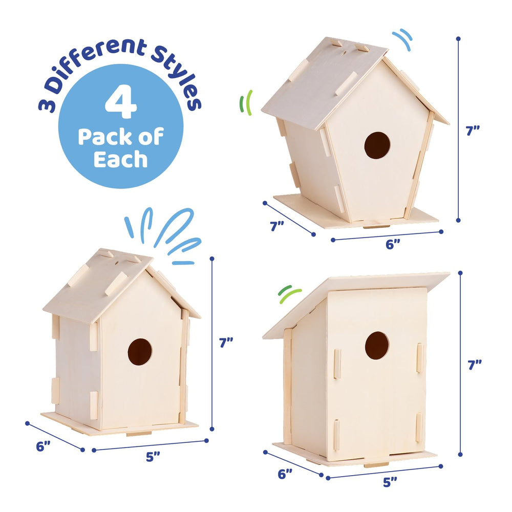 Neliblu stickers and strings to finish a personalized birdhouse