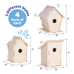 Neliblu stickers and strings to finish a personalized birdhouse