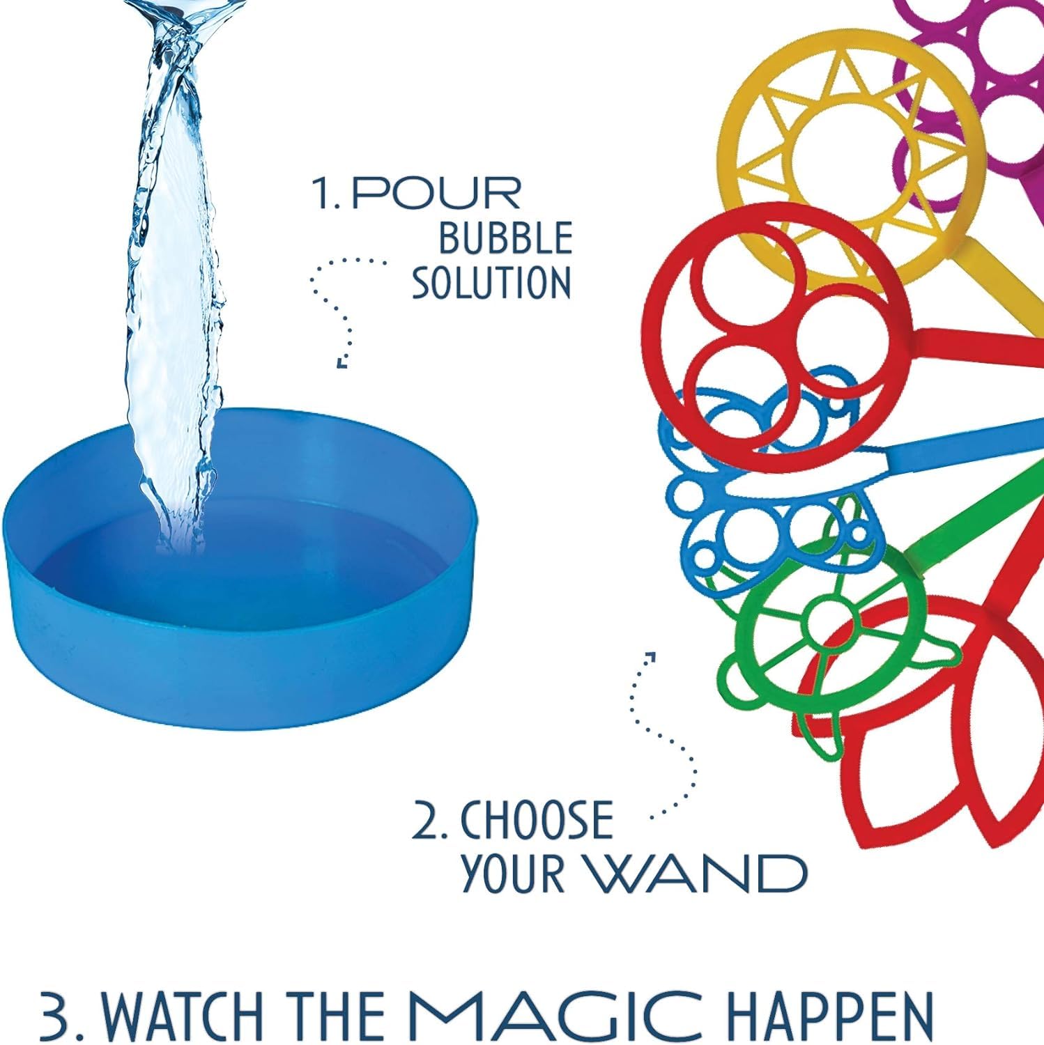 Neliblu summer party favor bubble wands add color to celebrations.
