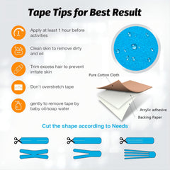 NELLHOMY water-ripple adhesive designed for secure wear during activity