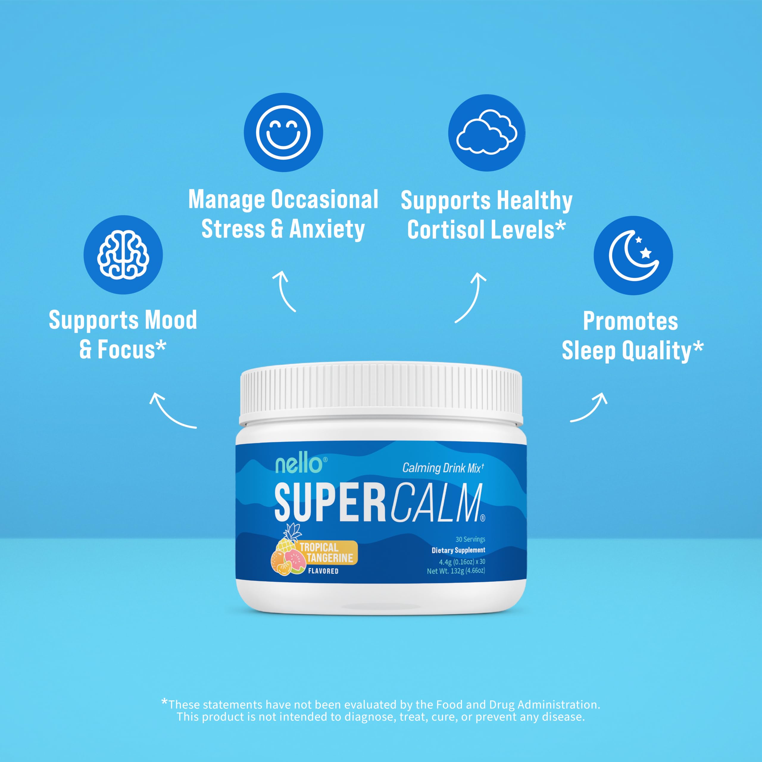 Nello SuperCalm powder scoop for simple daily serving
