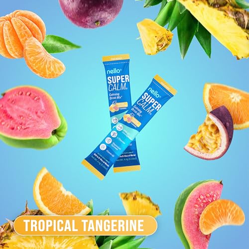 Nello SuperCalm tropical Tangerine packets ideal for on-the-go mixing