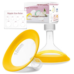 NENESUPPLY 15mm oval flange for Medela pumps delivers a comfortable seal