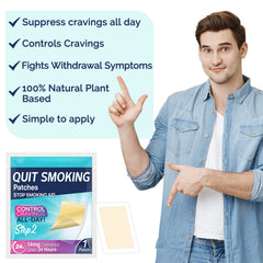 NenMaoKeNu Step 2 quit patch skin-application demonstrates daily use on clean skin.
