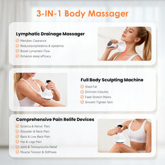 NENRENT Body Sculpting Machine closeup of massage heads for precise contact
