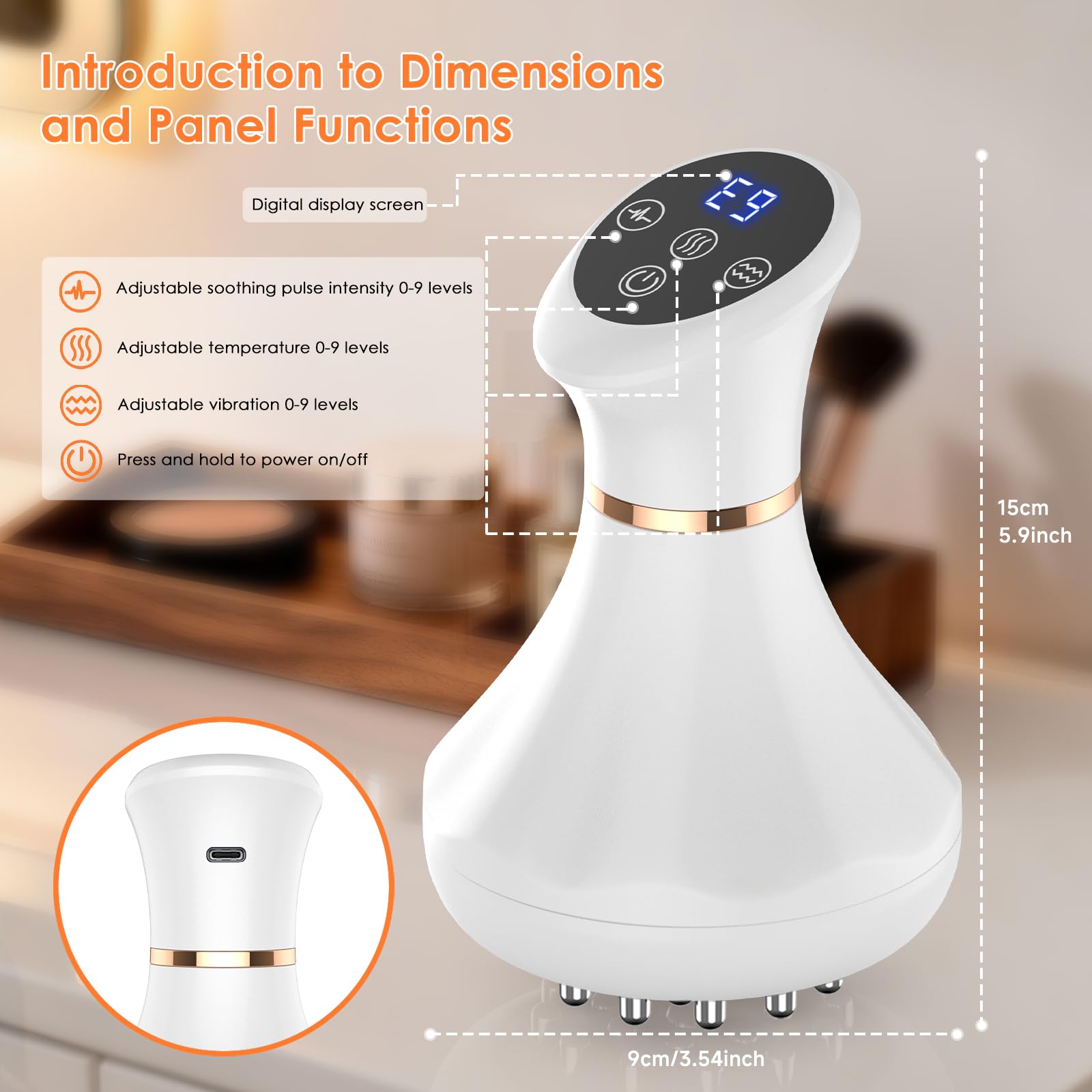 NENRENT Body Sculpting Machine wireless rechargeable design for flexibility
