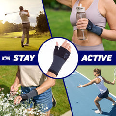 Neo-G Wrist and Thumb Support in lightweight fabric reducing skin irritation during workouts
