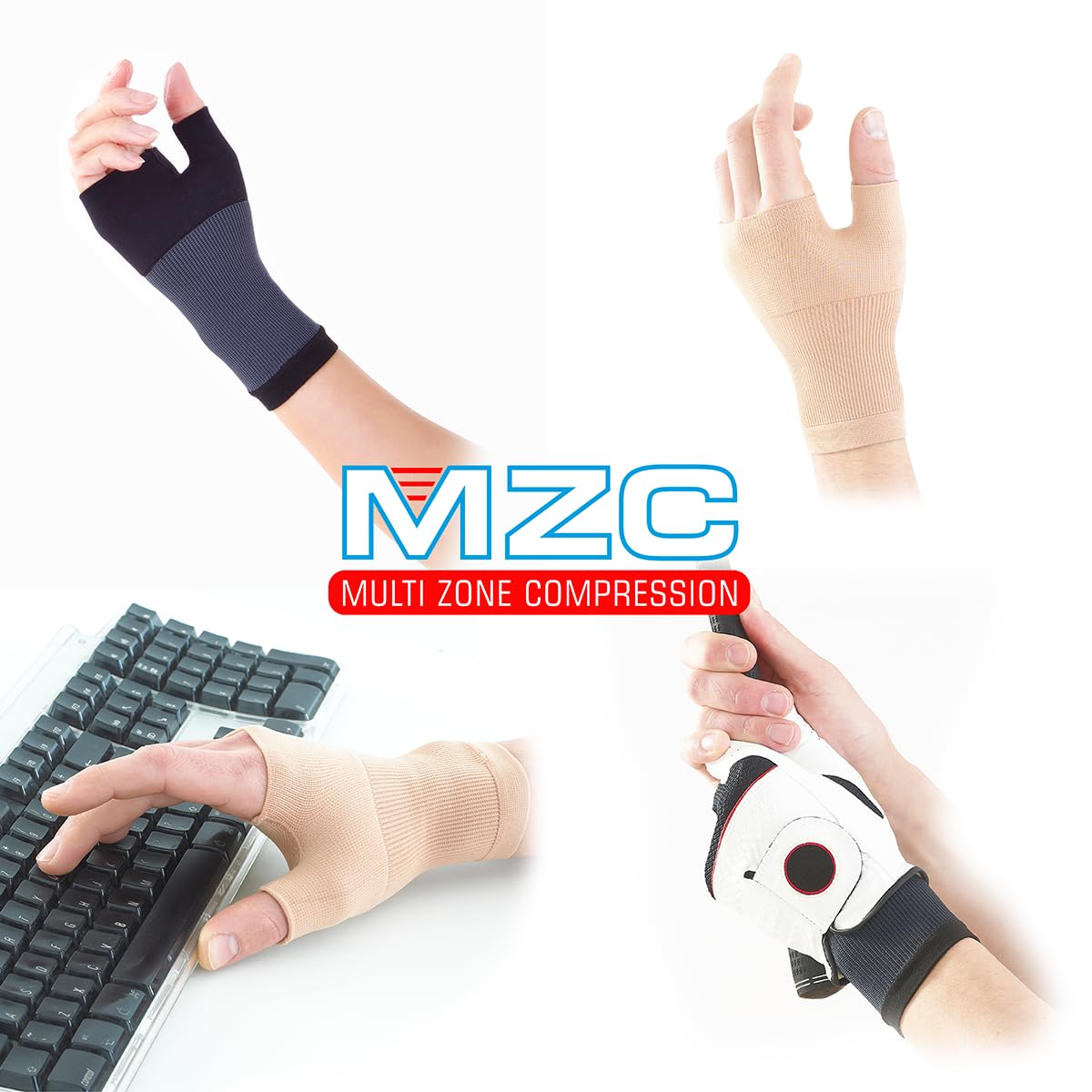 Neo-G Wrist and Thumb Support size M fits medium wrists securely