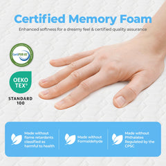 Neo Sleep CertiPUR-US foam ensures safe, durable materials