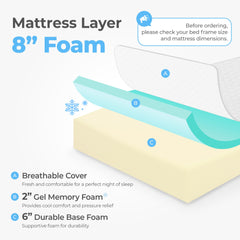 Neo Sleep twin removable cover for easy cleaning and freshness