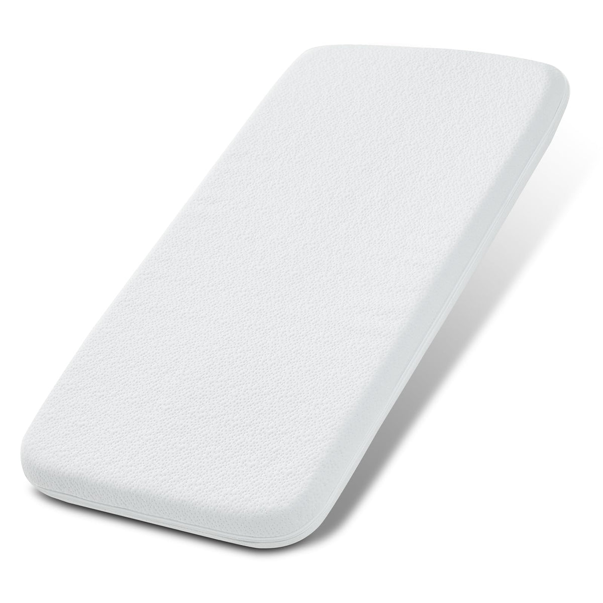 NeoBorn bassinet mattress 33x19 shows precise fit for compatible bassinets