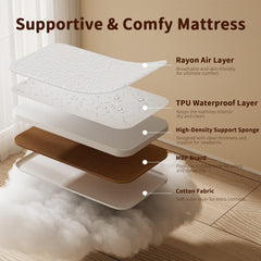 NeoBorn bassinet with full mesh for breathable visibility and safe co-sleeping.
