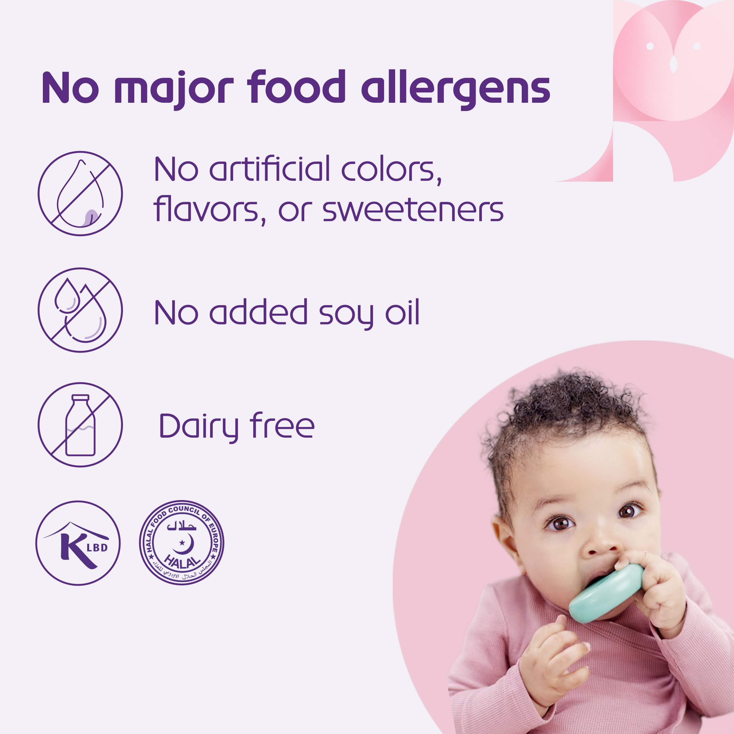 Neocate Infant iron fortified detail highlights essential mineral support.