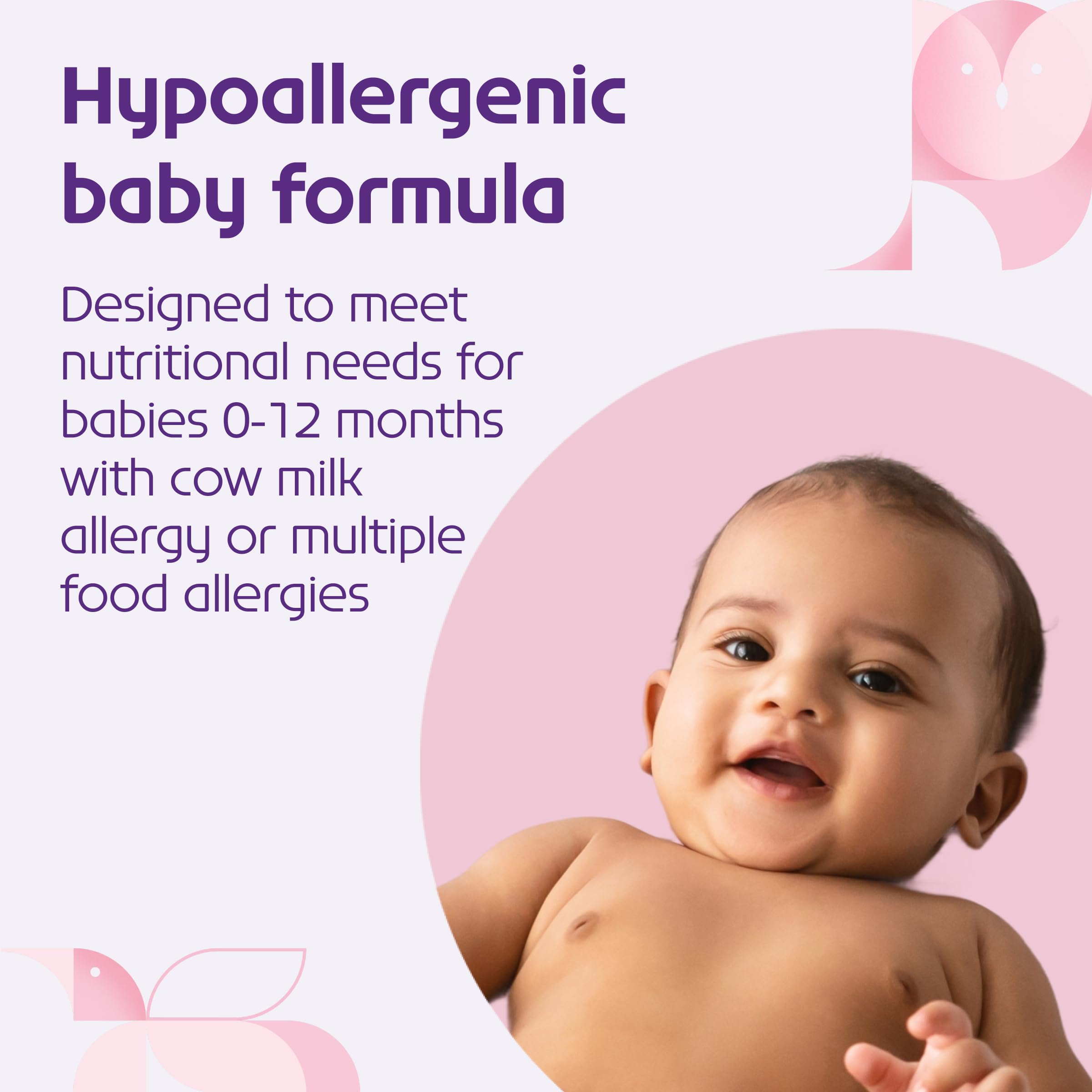 Neocate Infant powder measuring scoop ready for quick, accurate mixing.