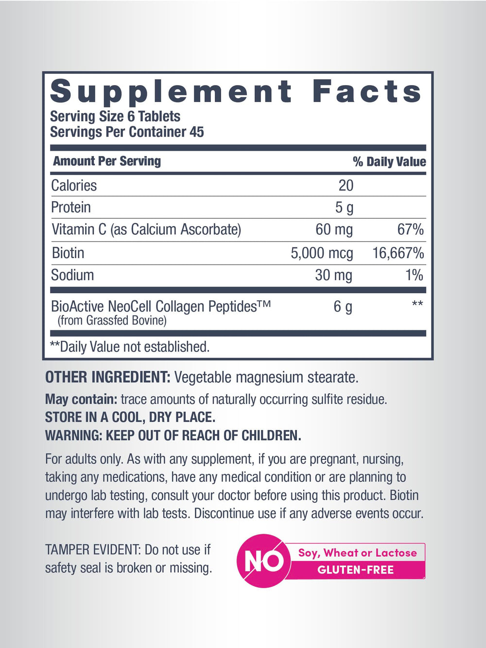 Lifestyle shot suggesting a daily routine with NeoCell Advanced collagen