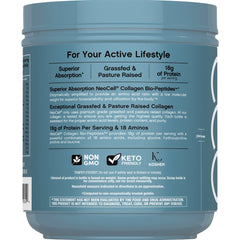 NeoCell Collagen Bio-Peptides powder dissolves into tea for everyday use.