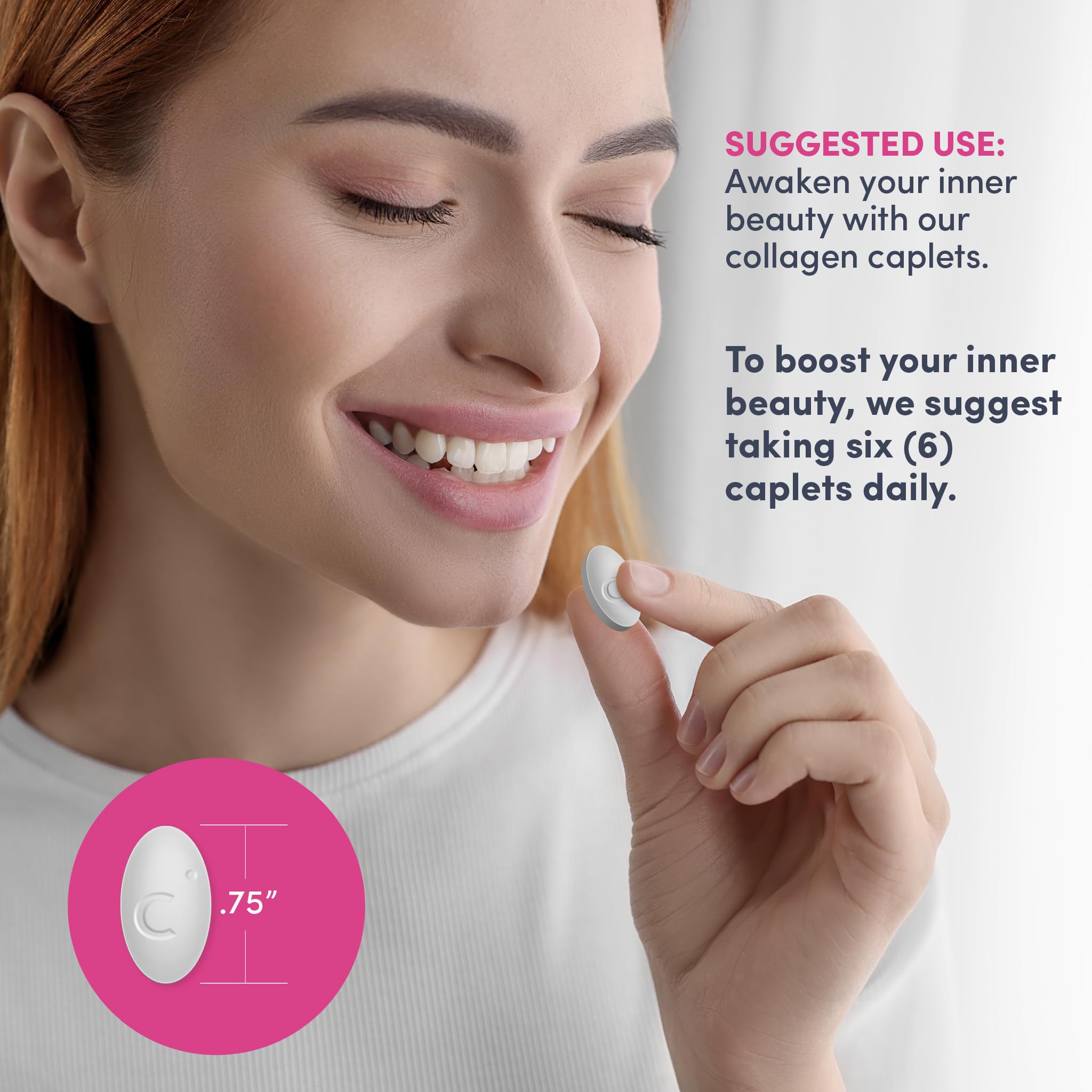 NeoCell bottle held in hand for on-the-go beauty support