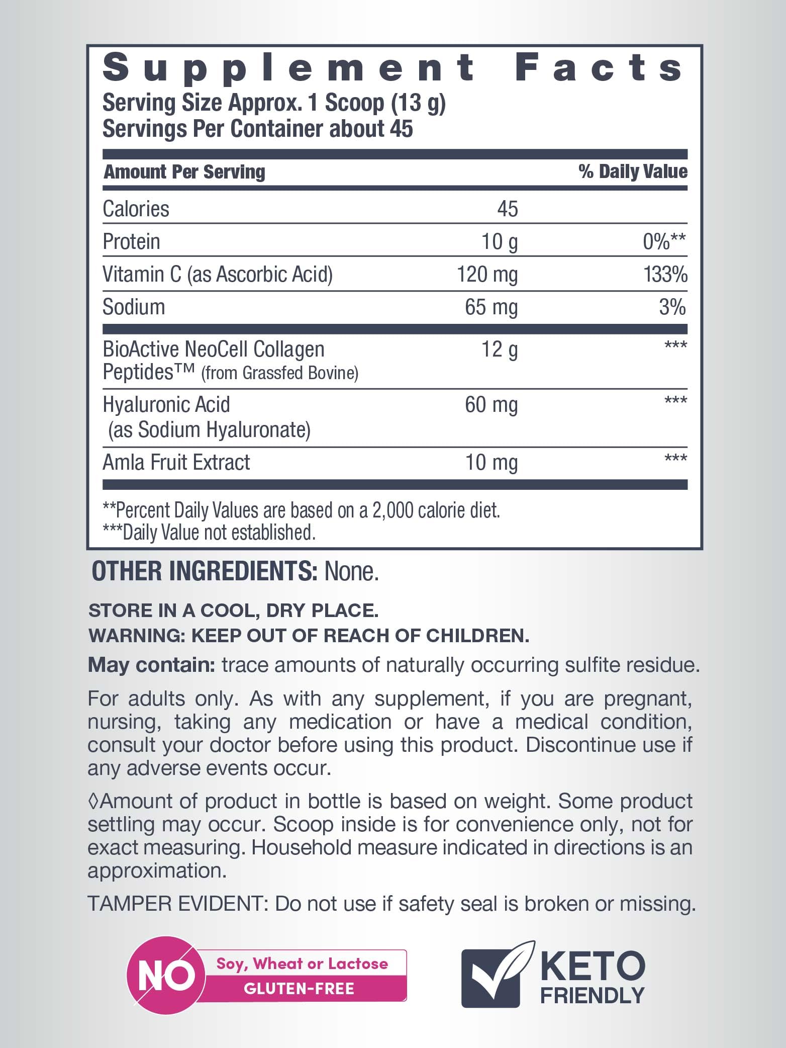 NeoCell powder dissolving in water for smooth texture and hydration.