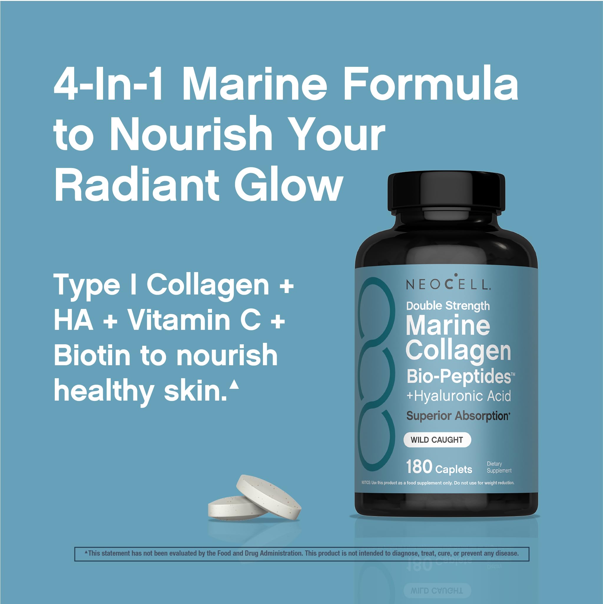 NeoCell gluten-free bottle label for allergen-conscious routines