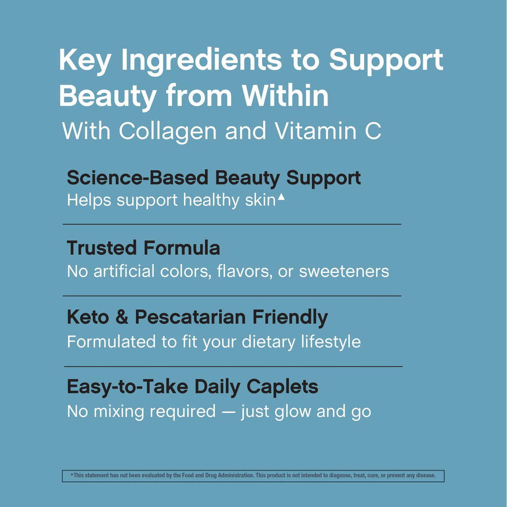 NeoCell Vitamin C label on collagen peptides bottle for added support