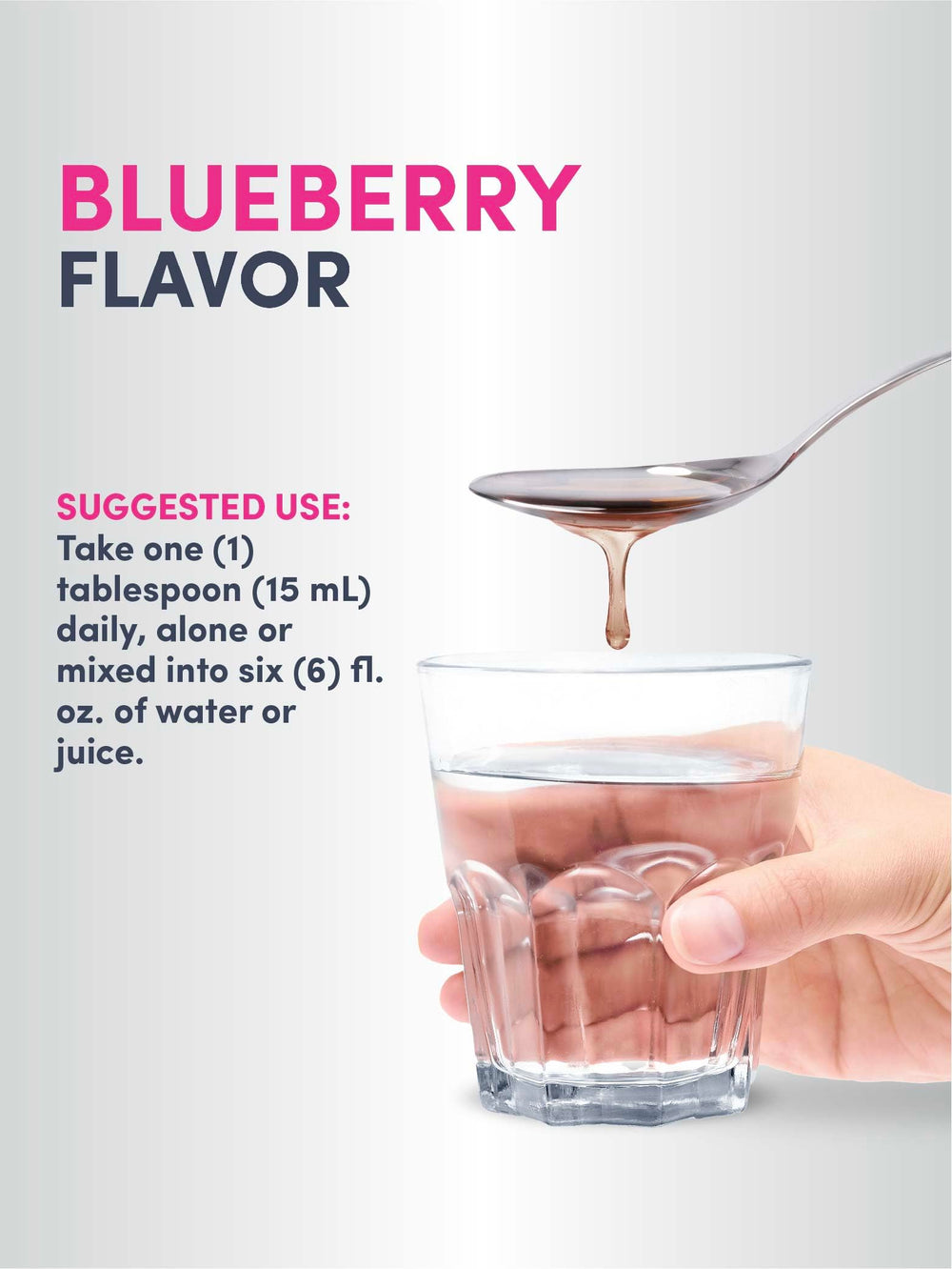Cap of NeoCell Berry Liquid bottle ready for daily dose.