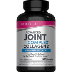 NeoCell Joint Complex capsules on a white surface, supporting flexible joints for daily activities.
