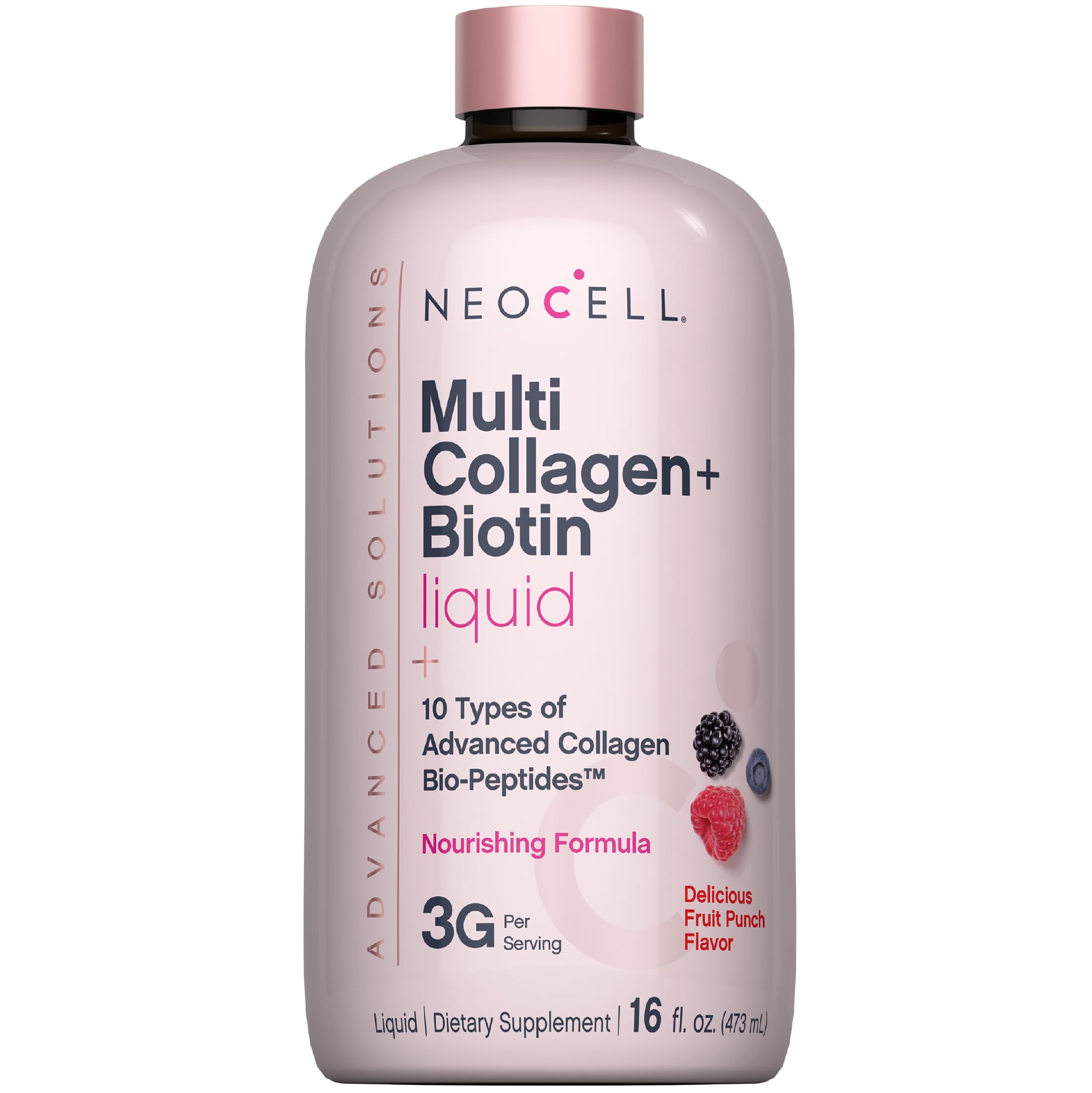 NeoCell Liquid Multi Collagen bottle ready for daily beauty support.
