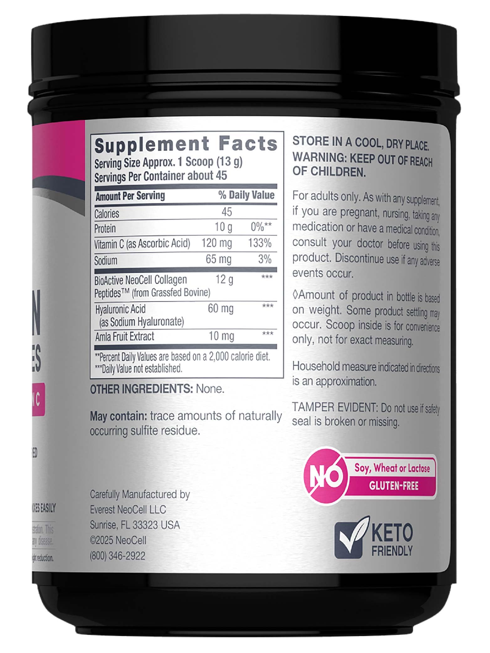 NeoCell Super Collagen powder scoop ready to blend into drinks.