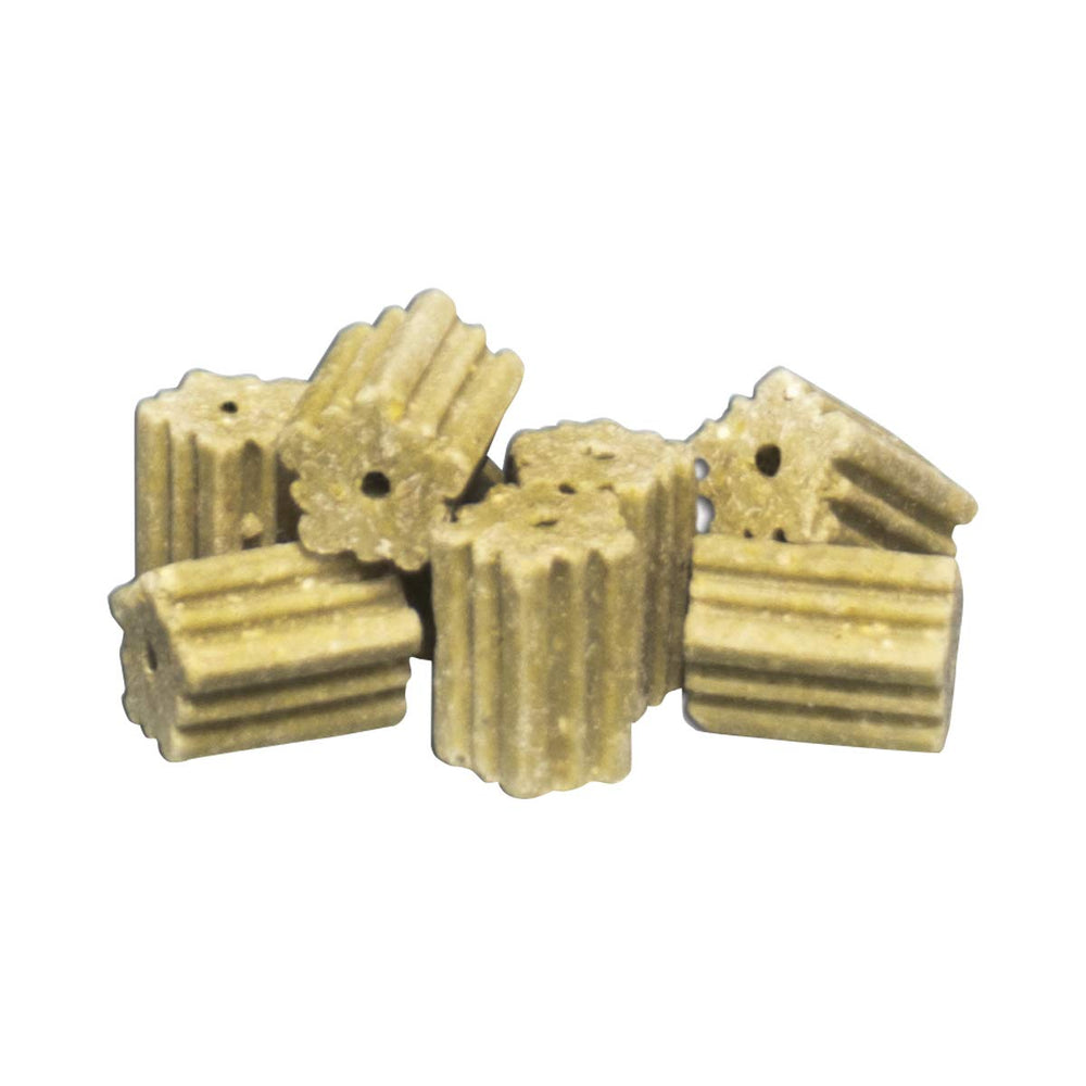 Sealed 4 lb Ramik bag outdoors, weather-resistant for damp areas.