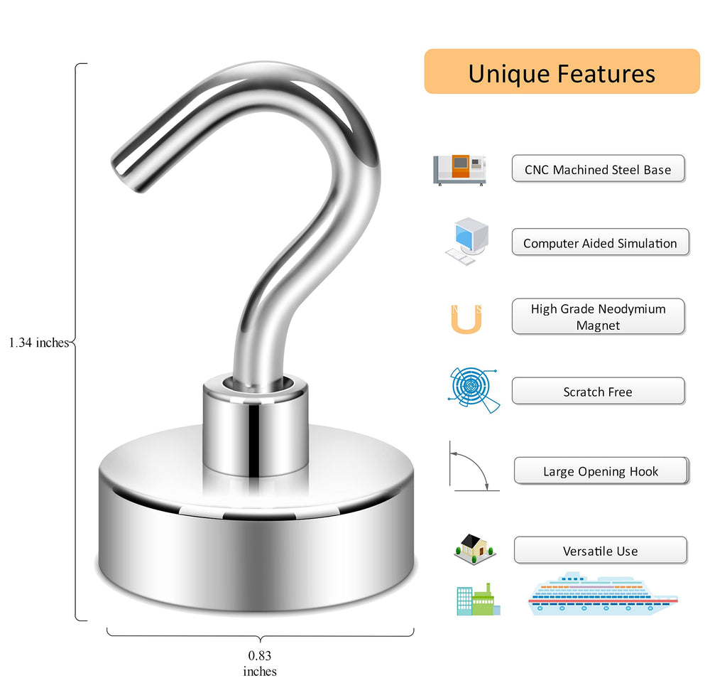 Neosmuk magnetic hook on cruise cabin door keeps essentials organized