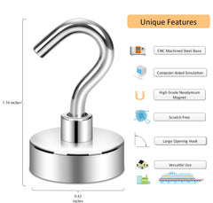 Neosmuk magnetic hook on cruise cabin door keeps essentials organized