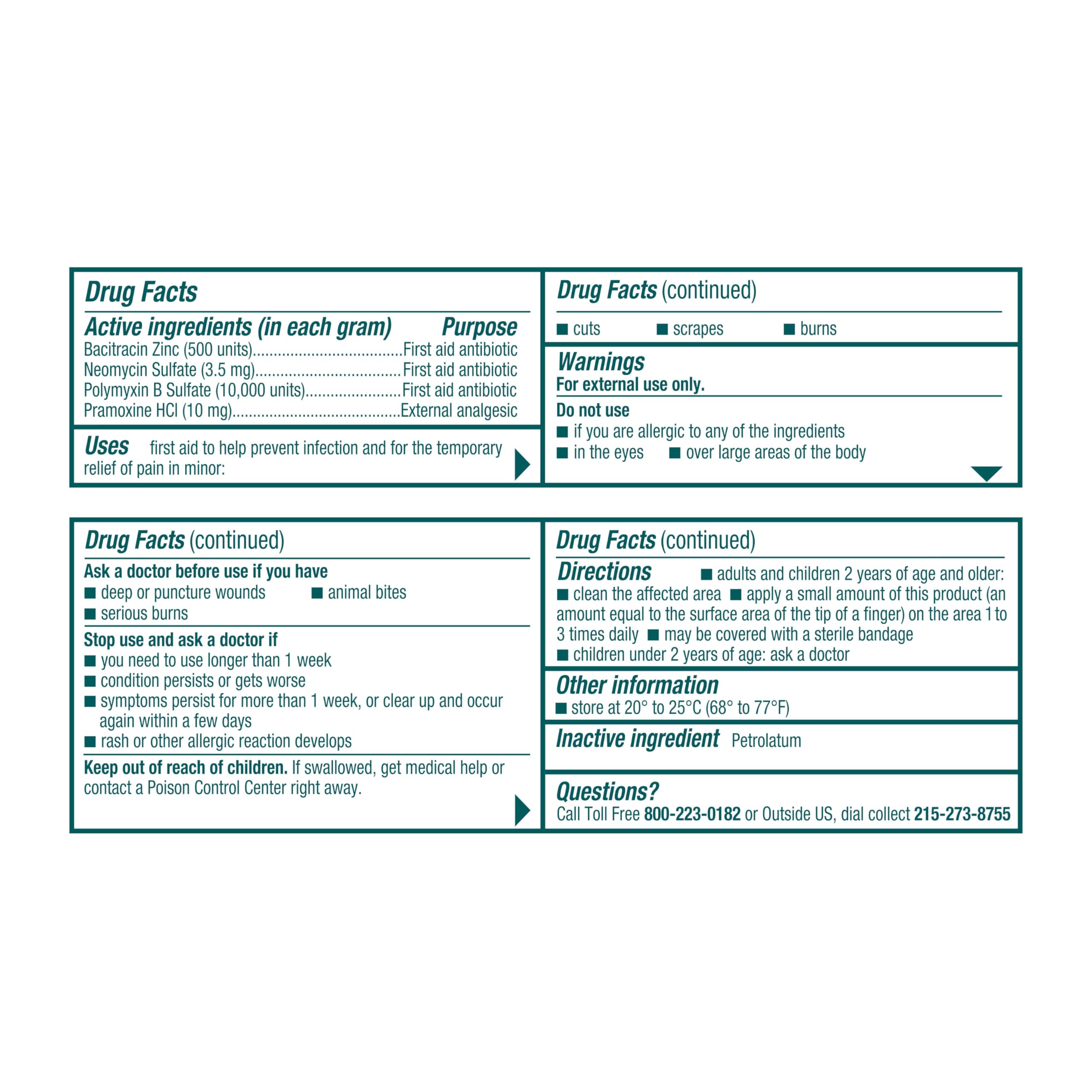 Neosporin bandage-ready aftercare supports protected healing.