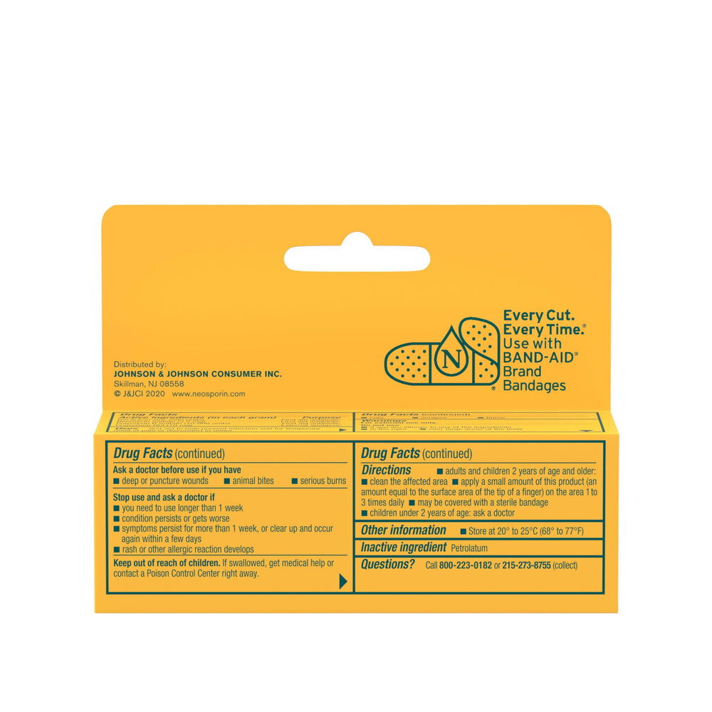 Neosporin Burn Relief packaging and tube ready for travel or home care