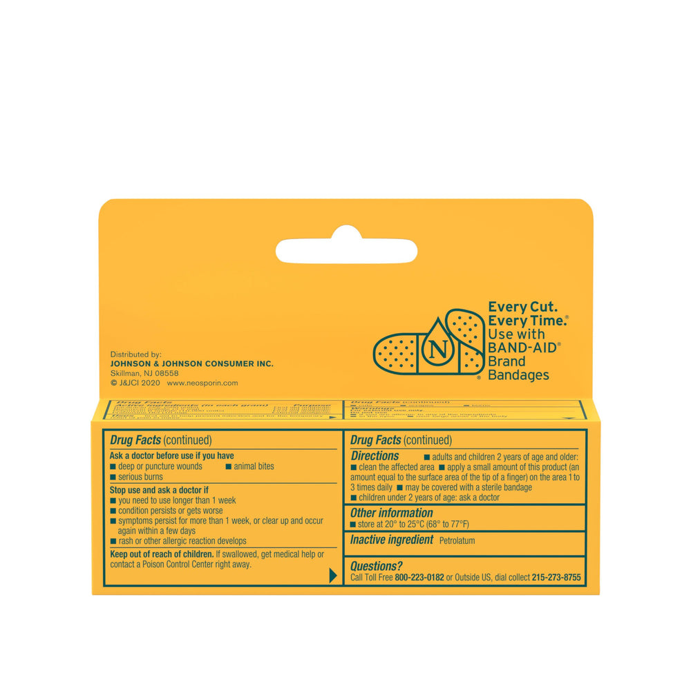Neosporin compact 0.5-ounce tube ideal for travel.