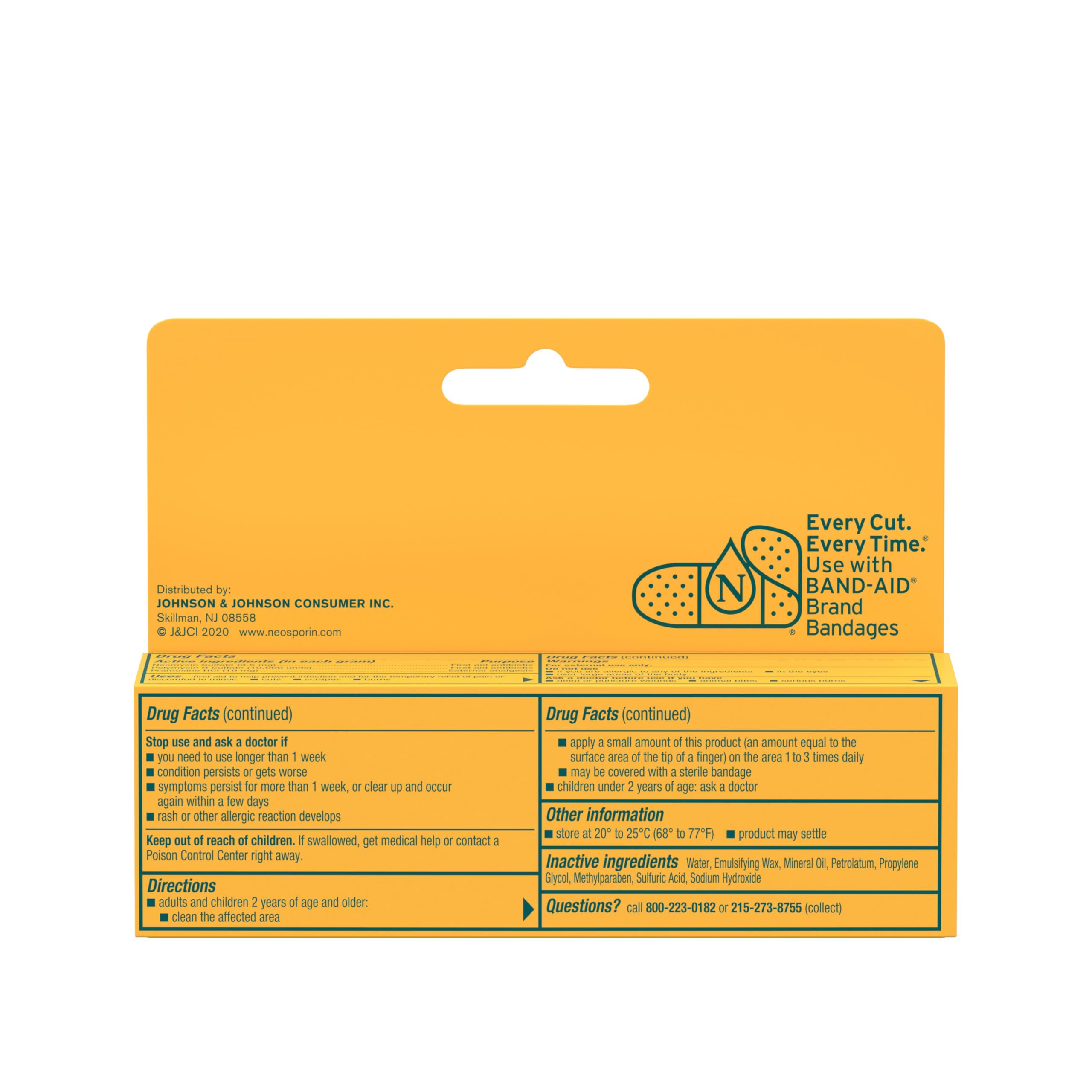 Neosporin Dual Action Cream travel-case setup highlights compact, handy wound care kit