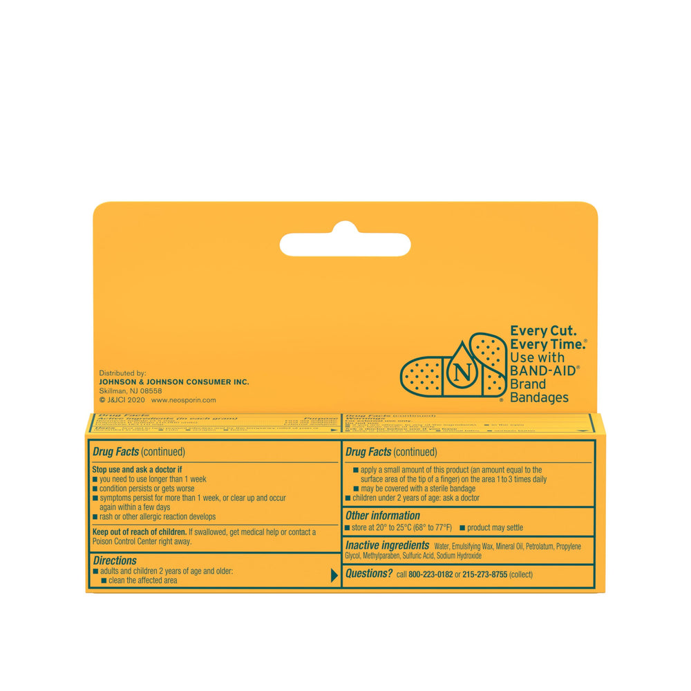 Neosporin Dual Action Cream travel-case setup highlights compact, handy wound care kit