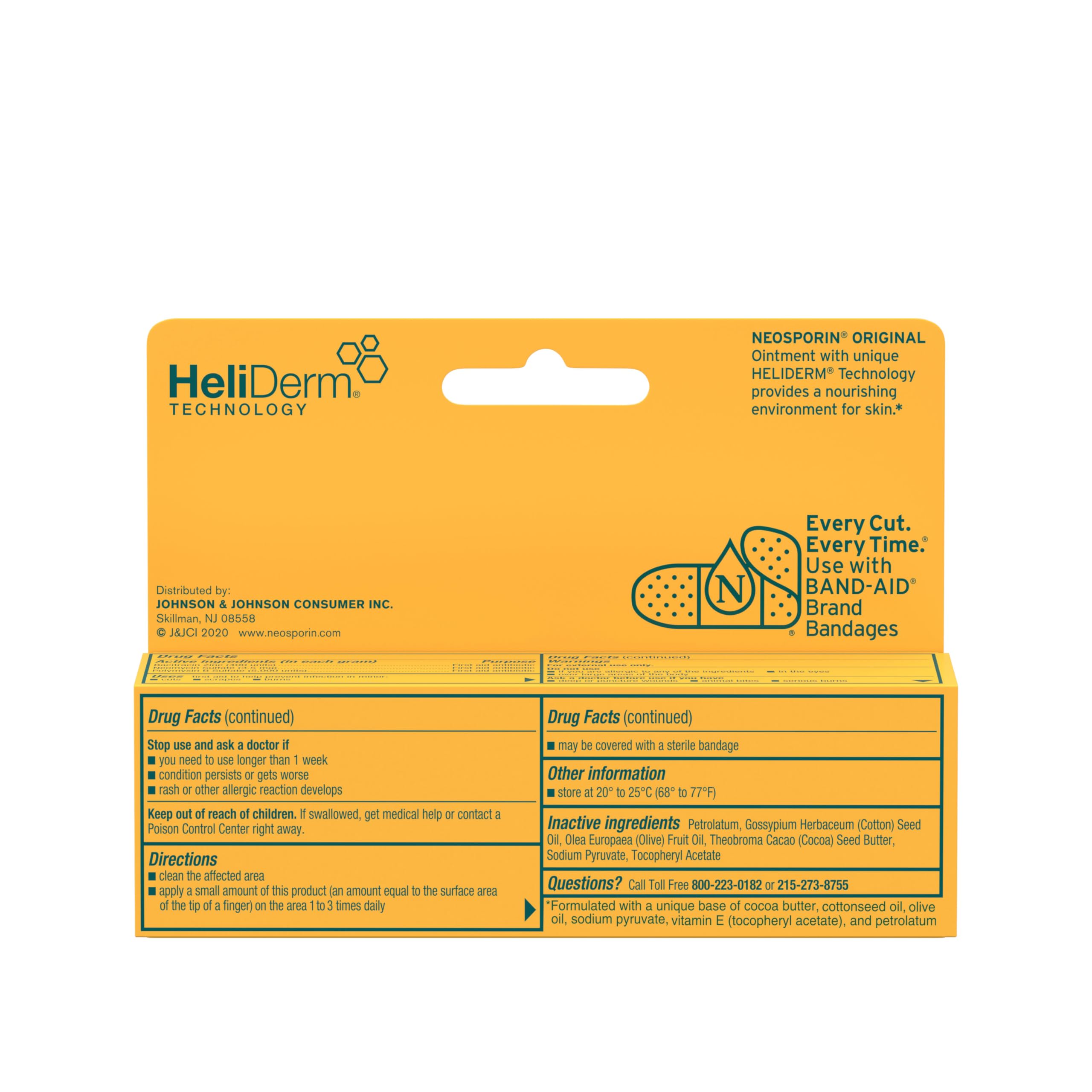 Neosporin Original tube cap close-up for easy daily use