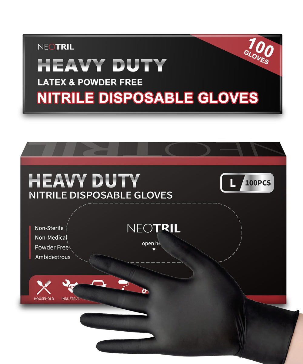 NEOTRIL 6 mil nitrile gloves with textured grip for secure handling in wet conditions