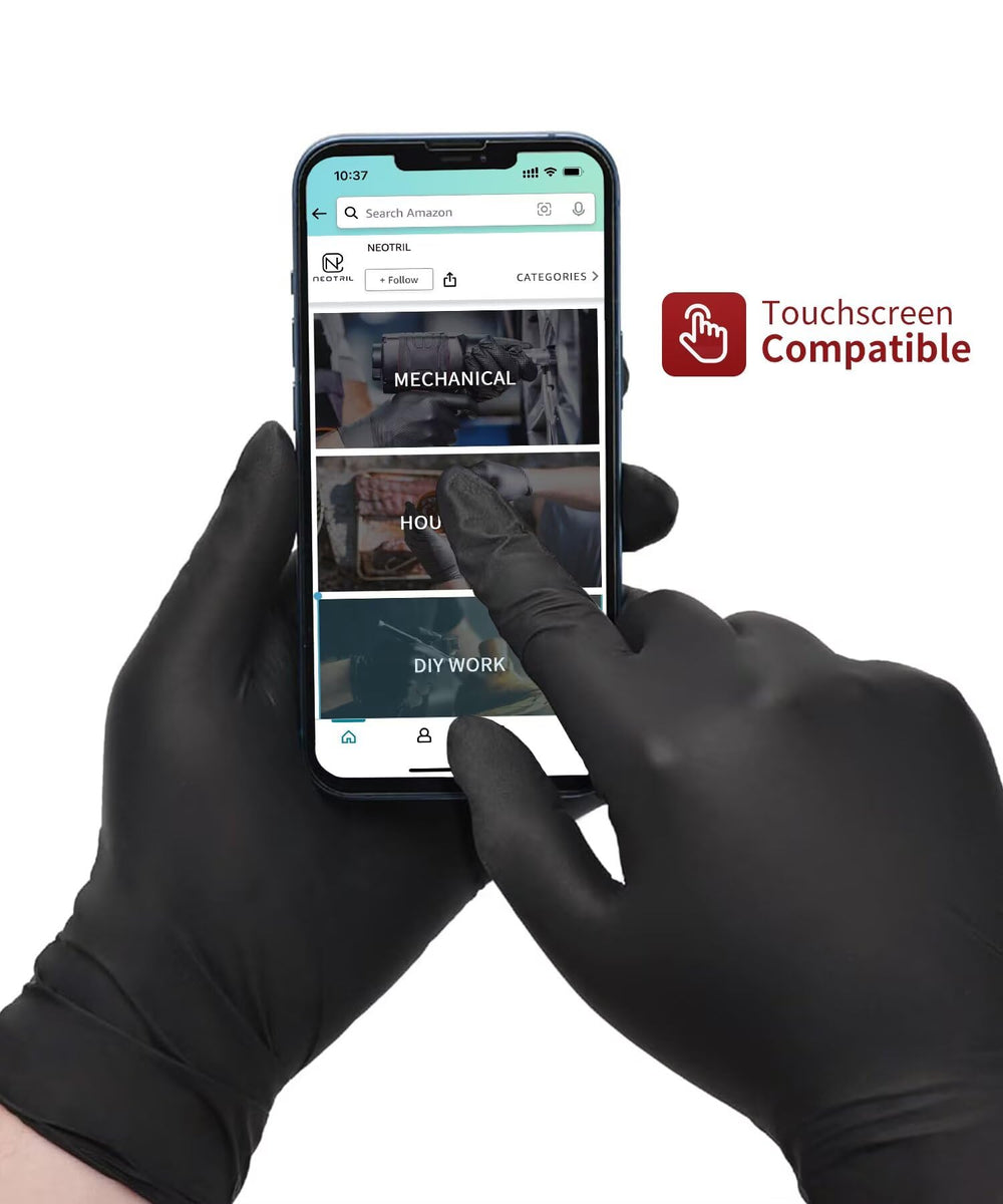 NEOTRIL gloves with touchscreen compatibility for device use during tasks