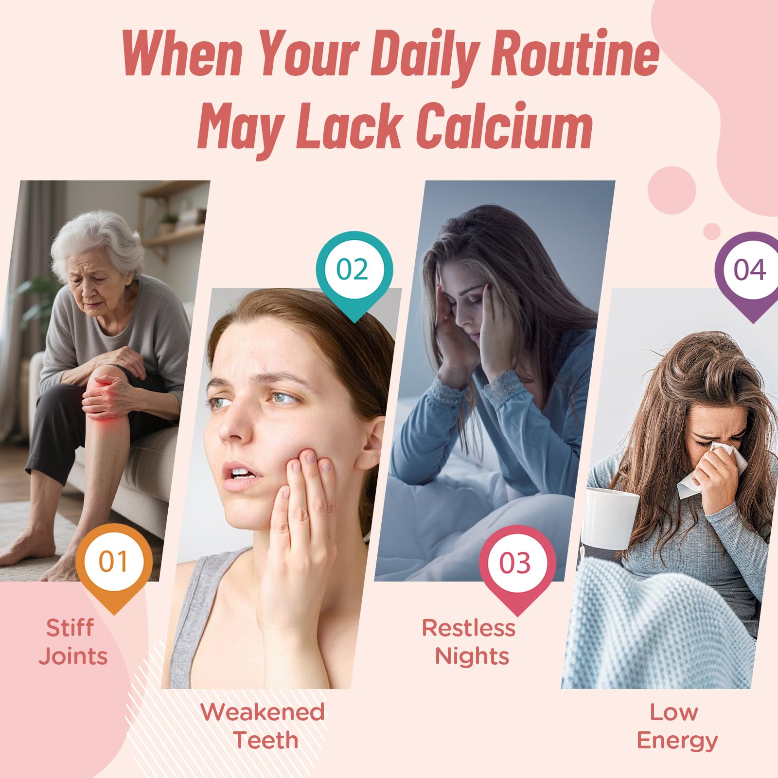 Nepeolithia Calcium Gummies strawberry bottle showcases mixed fruit flavors for daily intake.