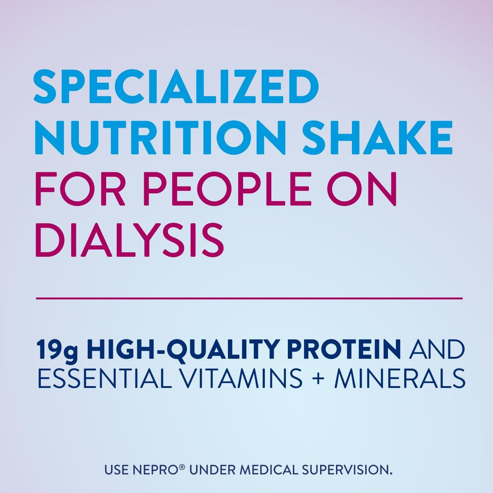 Nepro Dialysis Shake Vanilla glass pour demonstrates smooth serving