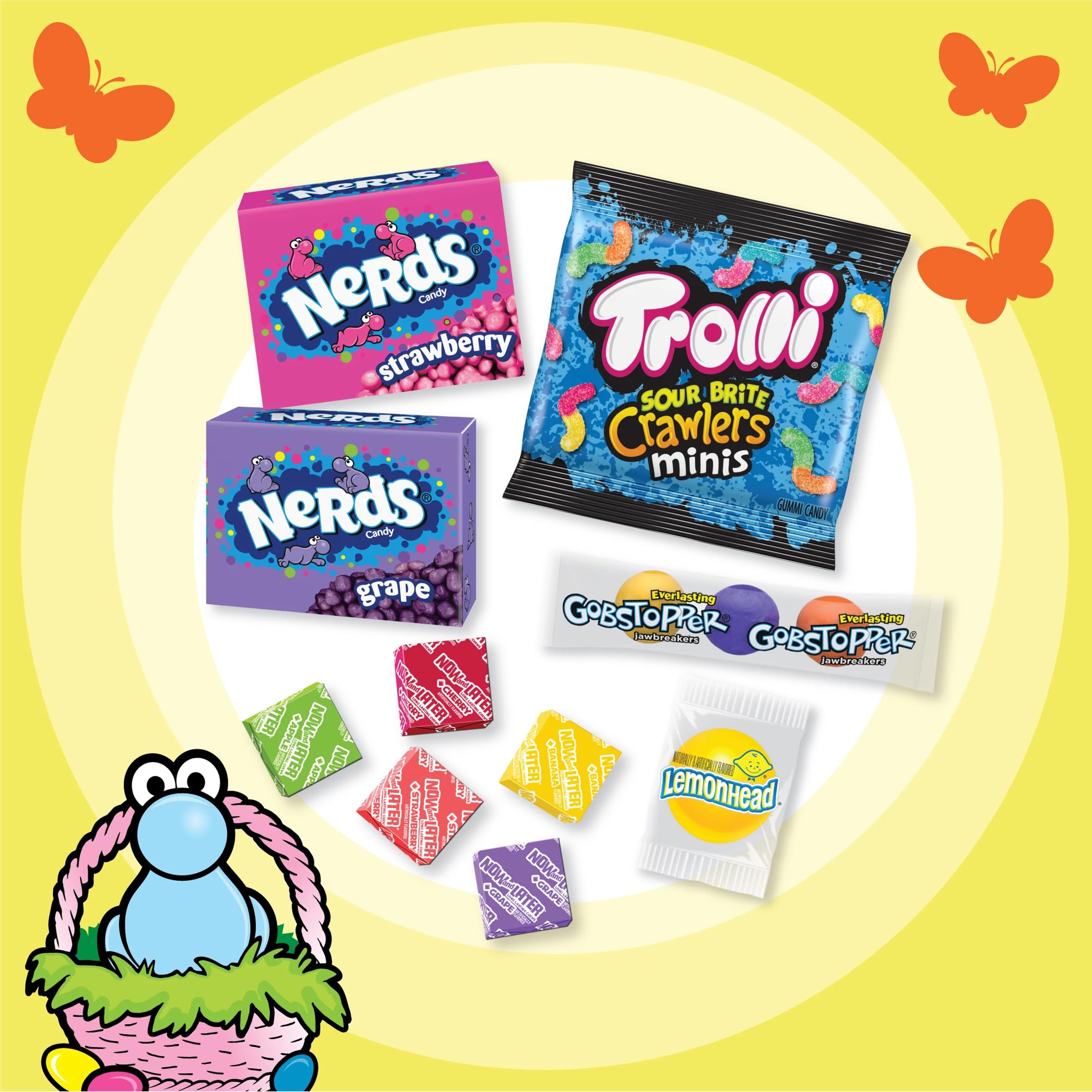 Nerds Everlasting Gobstopper displays colorful layered sweetness for snacking