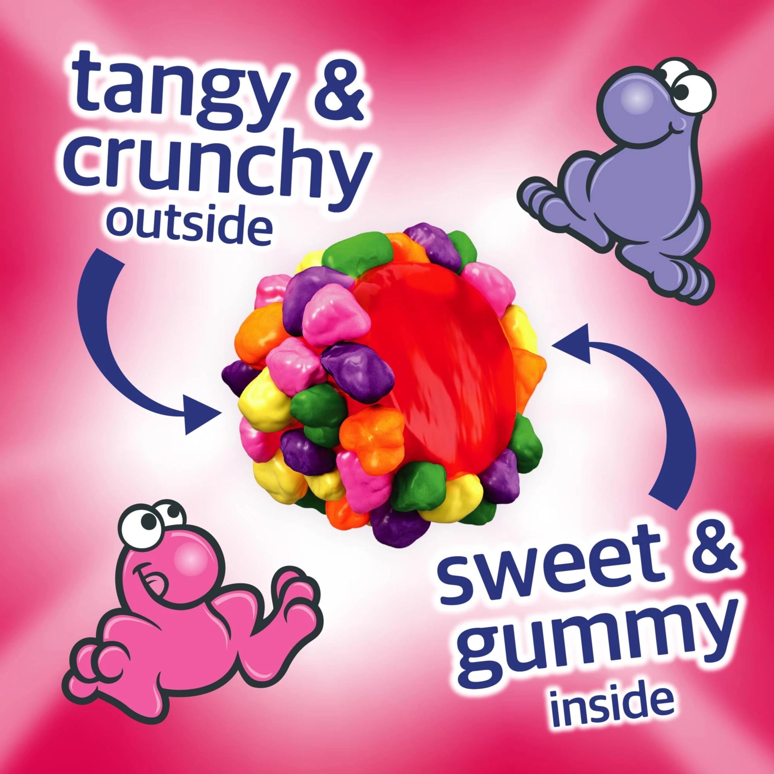 NERDS Gummy Clusters 30oz jar, convenient shareable candy for offices.