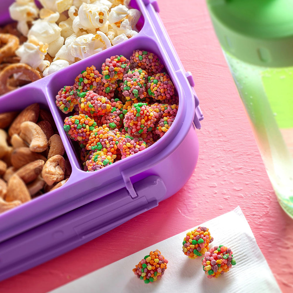 NERDS Gummy Clusters candy bite collection, variety flavors for tasting.