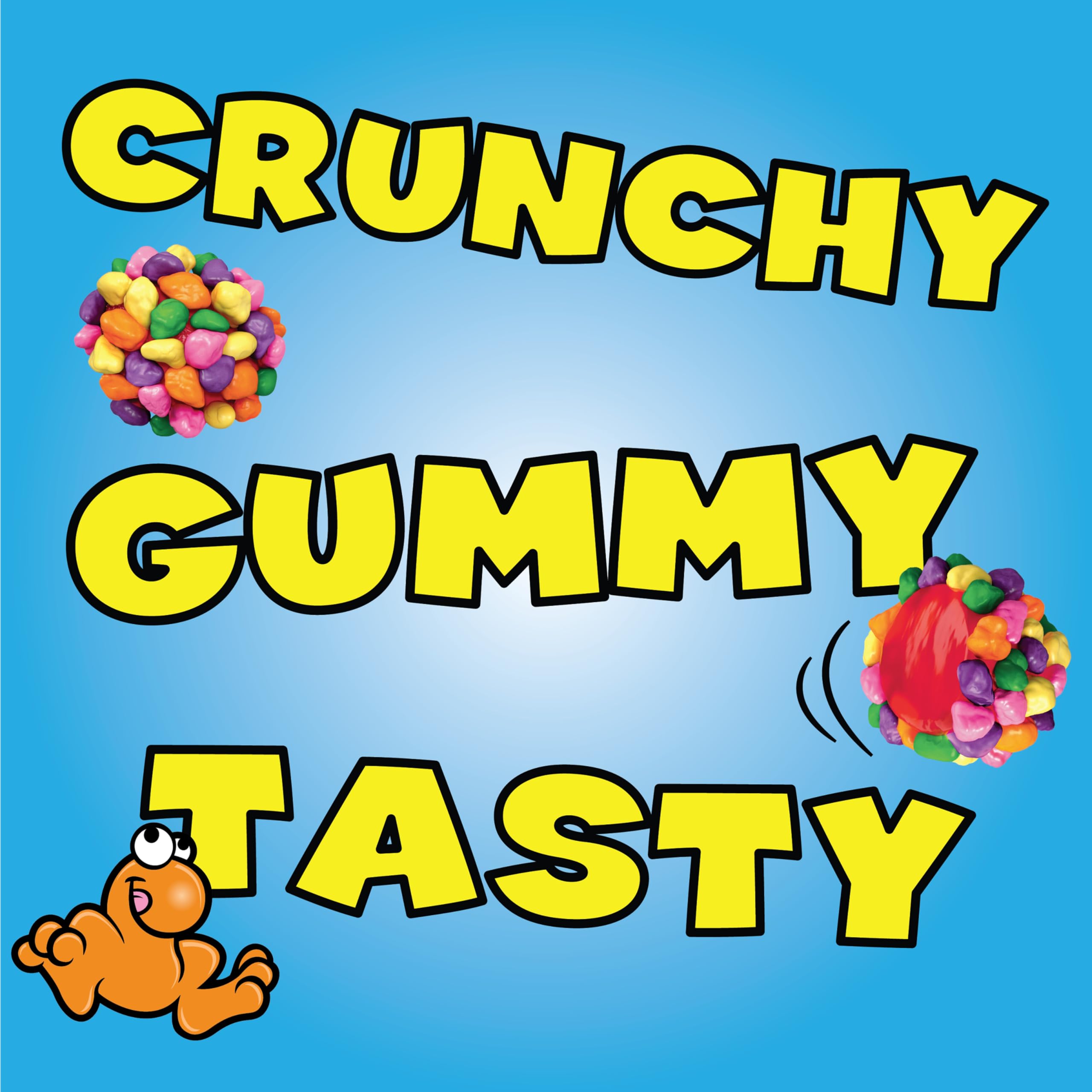 NERDS Gummy Clusters party candy tray with rainbow colors for celebrations.