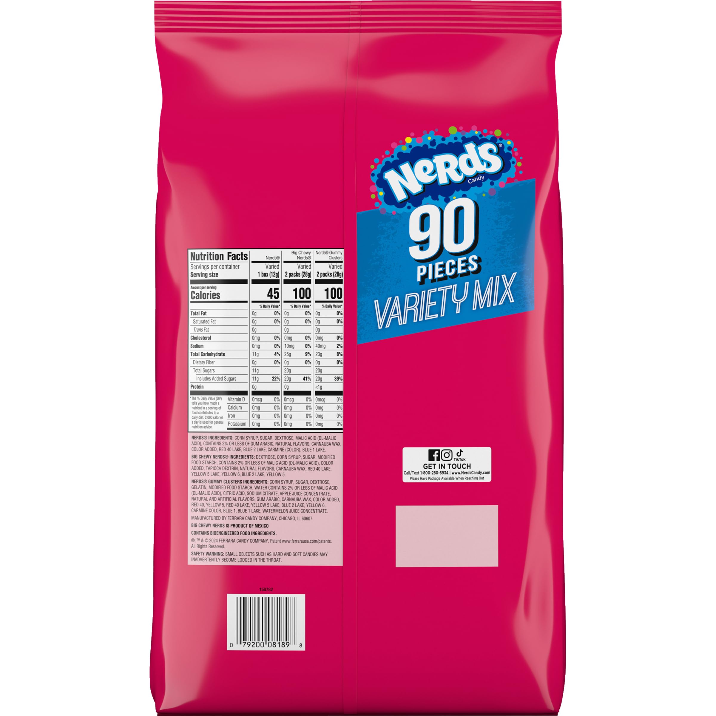 Nerds individually wrapped snacks ready for on the go