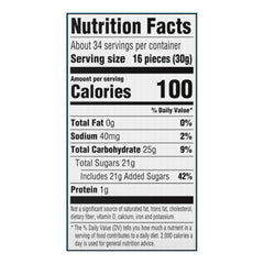NERDS Very Berry gummy center highlighted with tangy flavor and soft chew.