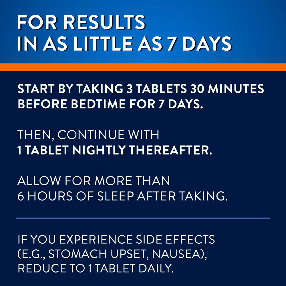 Nervive Nerve Relief PM bottle side view showing easy nightly dosing