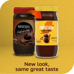 Scoop ready to mix NESCAFÉ Café de Olla into a mug.