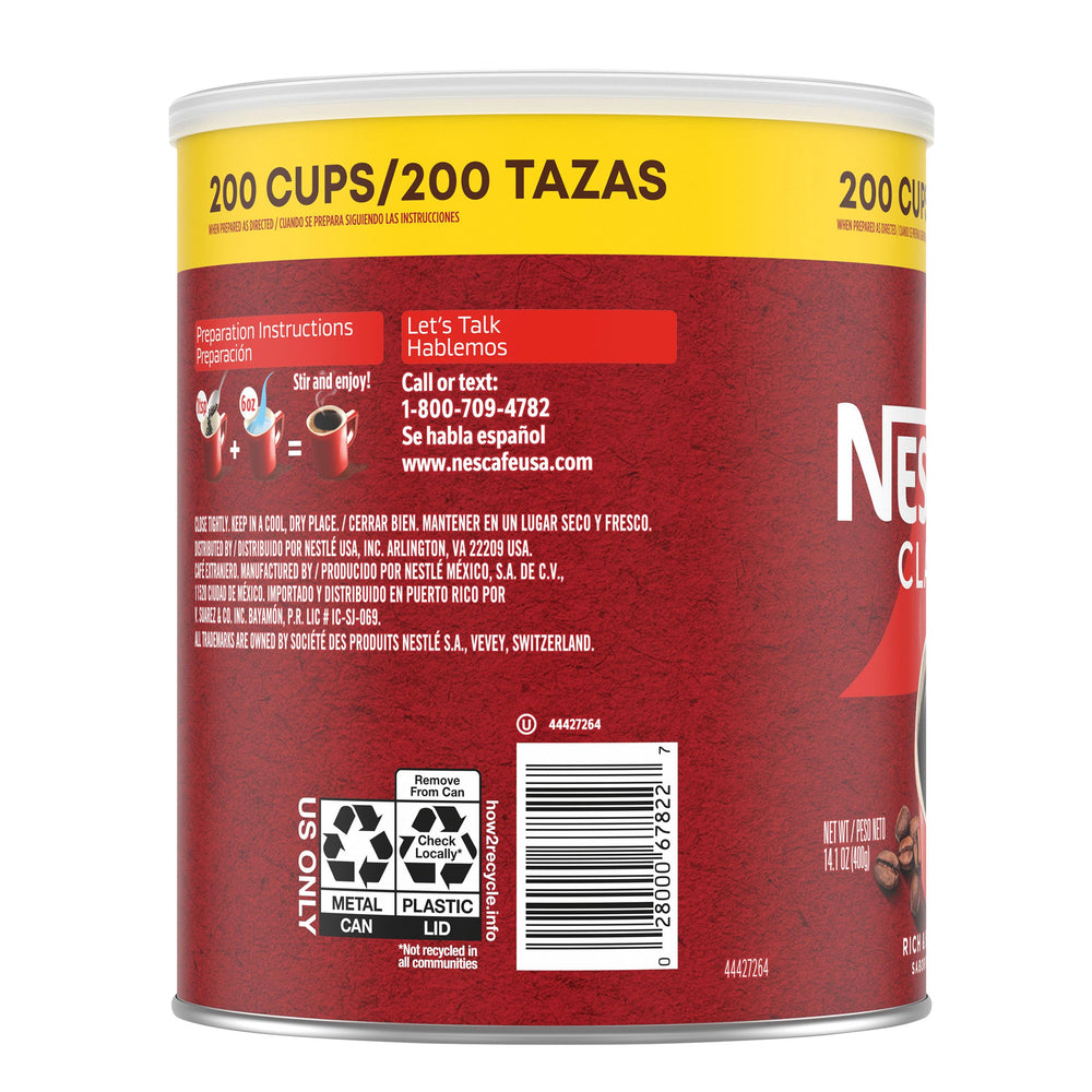 NESCAFÉ CLÁSICO Dark Roast ready cup showcases convenient mornings